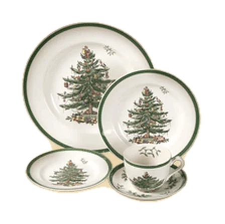 Spode Christmas Tree tableware